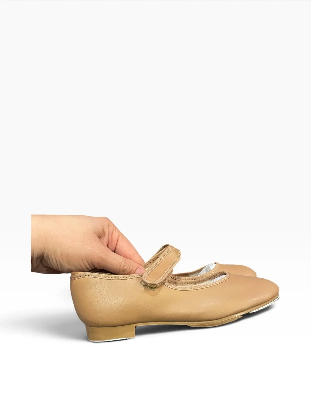 Theatricals Footwear Girls Tap Shoes Tan Kids Size 12.5 W